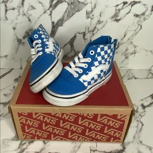 Toddler checkered vans Size 6
